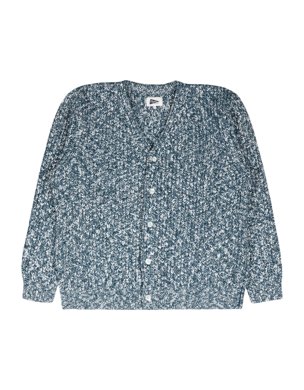 Pilgrim Surf Supply Bing Slub Cardigan Blue Knitwear Mens – Rezet