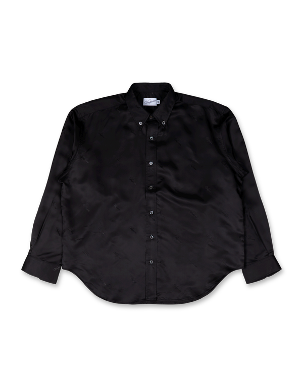 Satin Lining Button Down Shirt