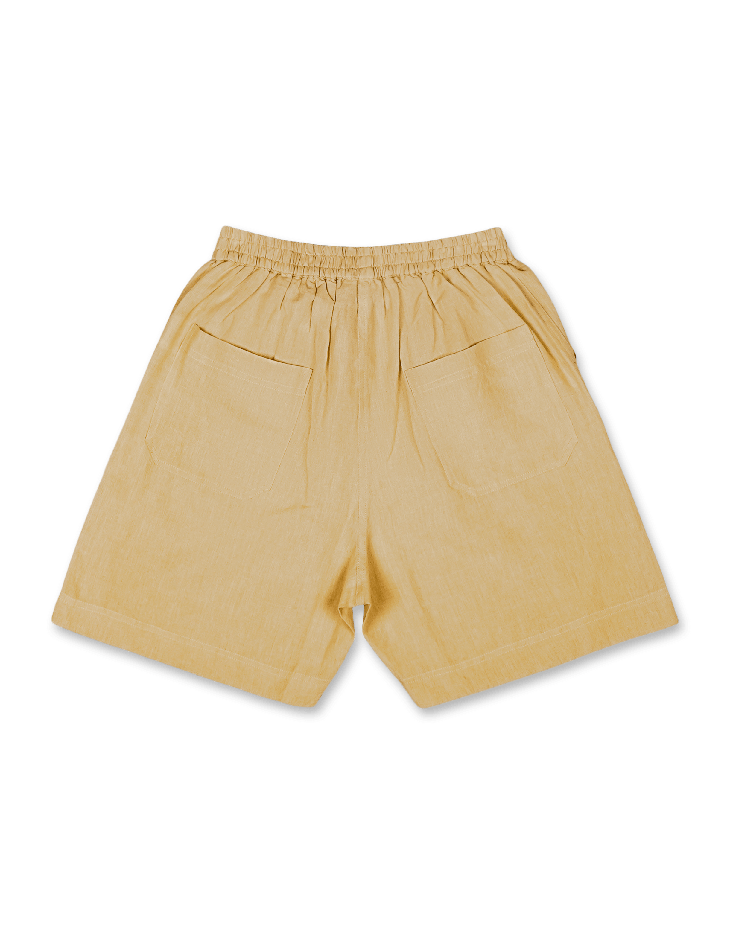 Cotton Linen Elastic Short