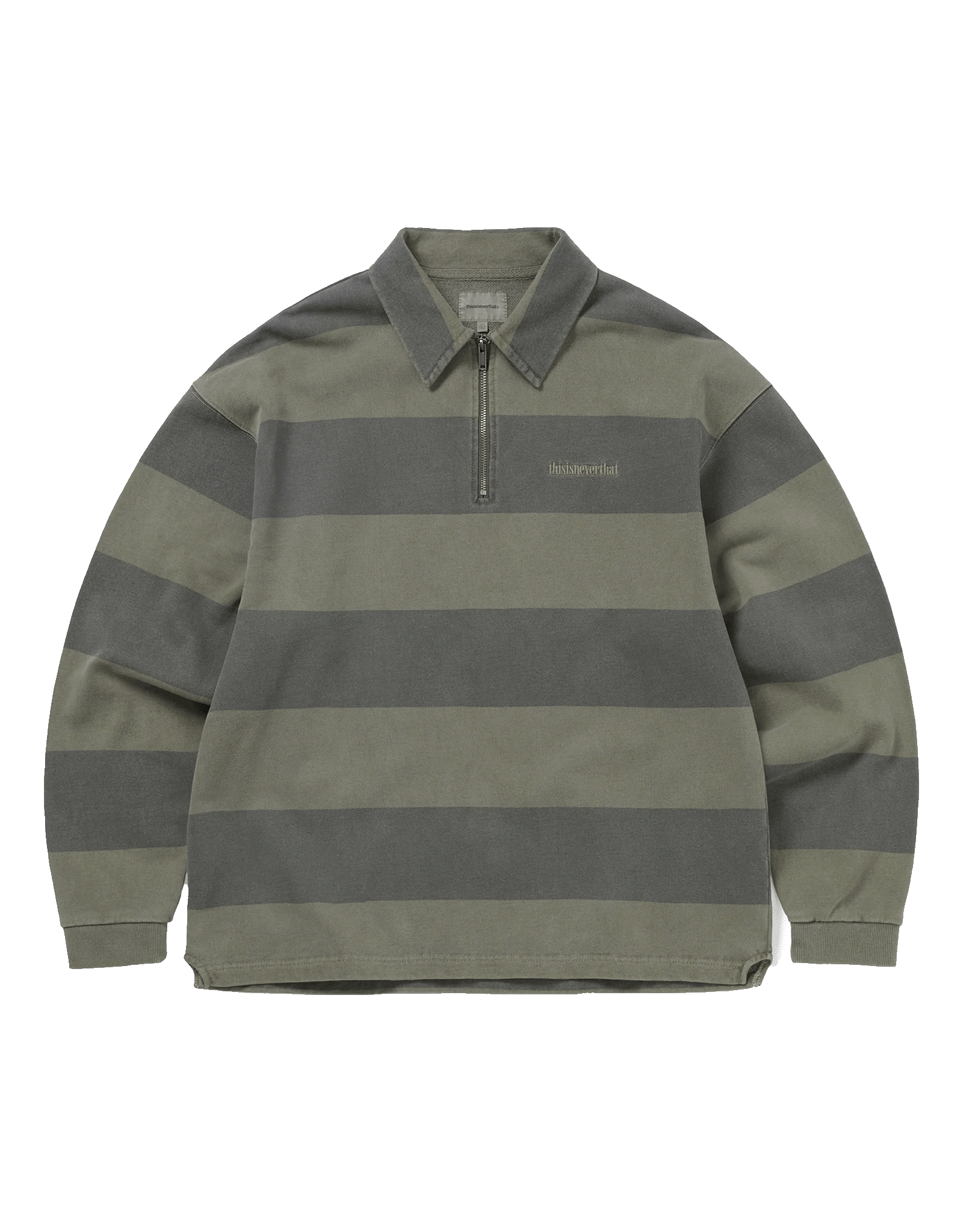 Half Zip Polo Sweatshirt