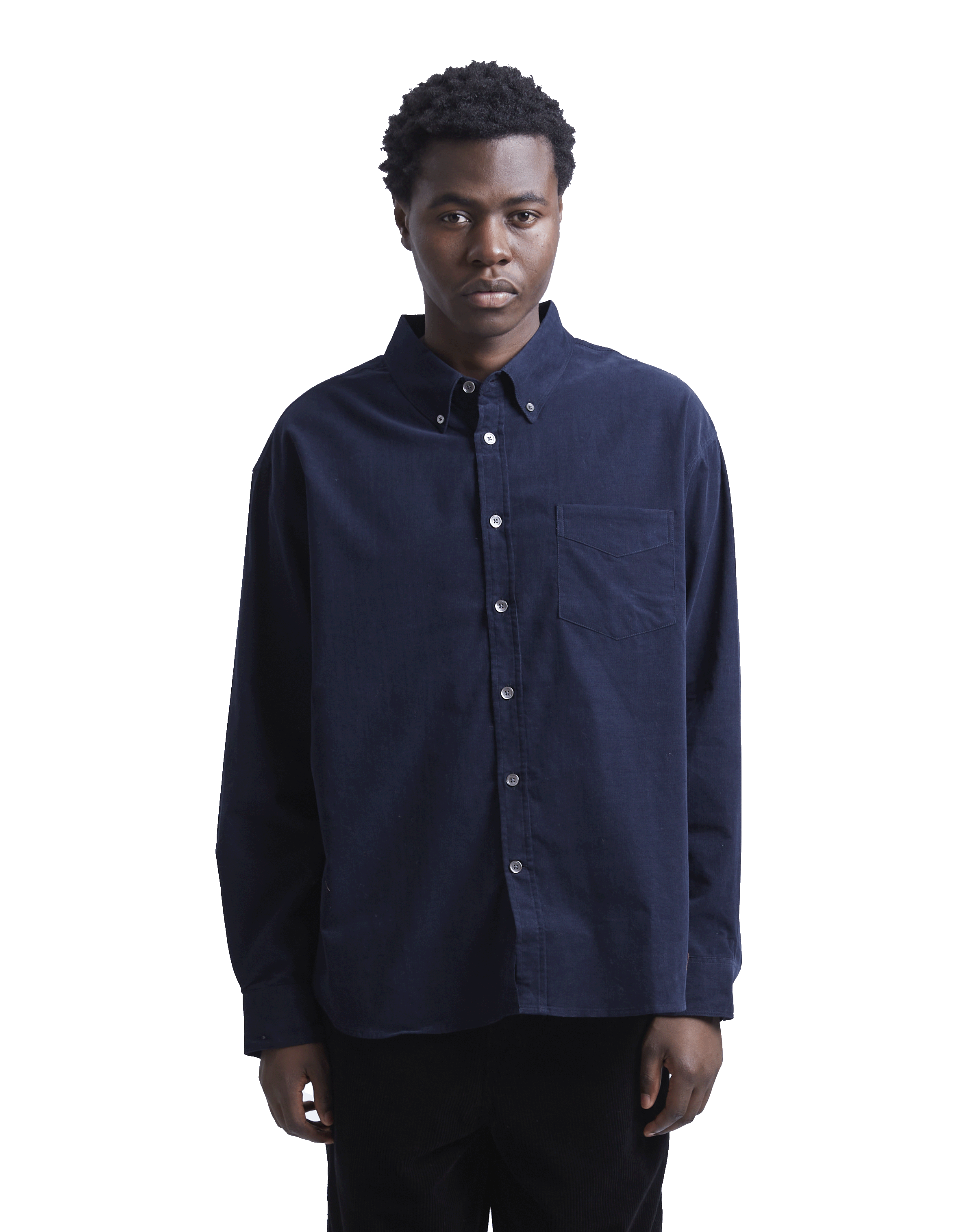 Pin Corduroy One Pocket Shirt