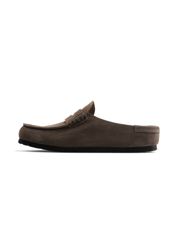 BIRKENSTOCK Naples Wrapped Narrow Concrete Gray shoes