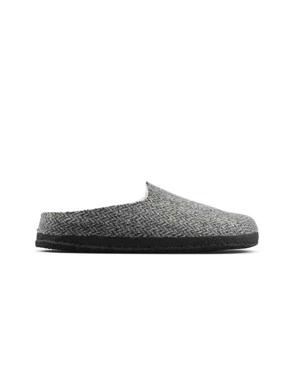 BIRKENSTOCK Amsterdam Wrapped Narrow Indoor Herringbone Gray sandals