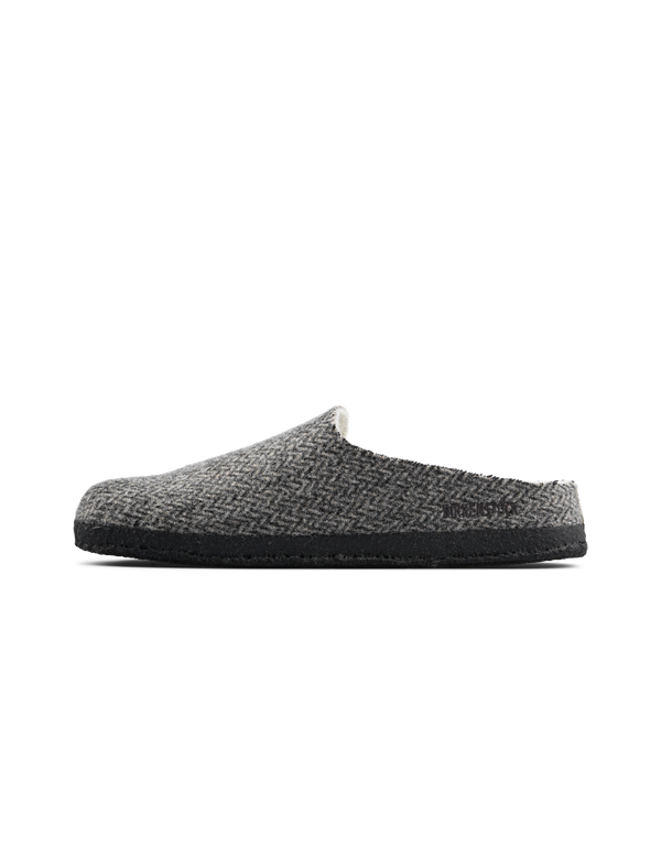 BIRKENSTOCK Amsterdam Wrapped Narrow Indoor Herringbone Gray sandals