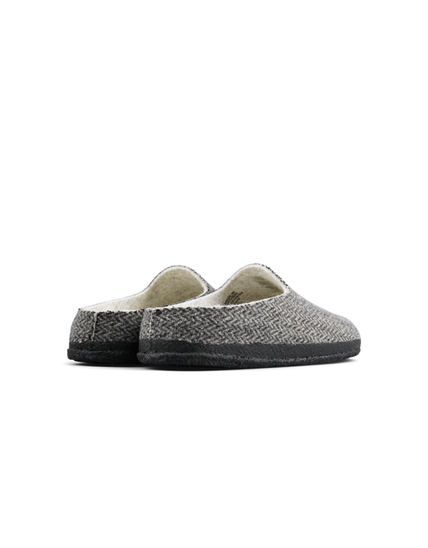 BIRKENSTOCK Amsterdam Wrapped Narrow Indoor Herringbone Gray sandals