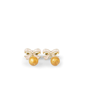 Bow Pearl Earring