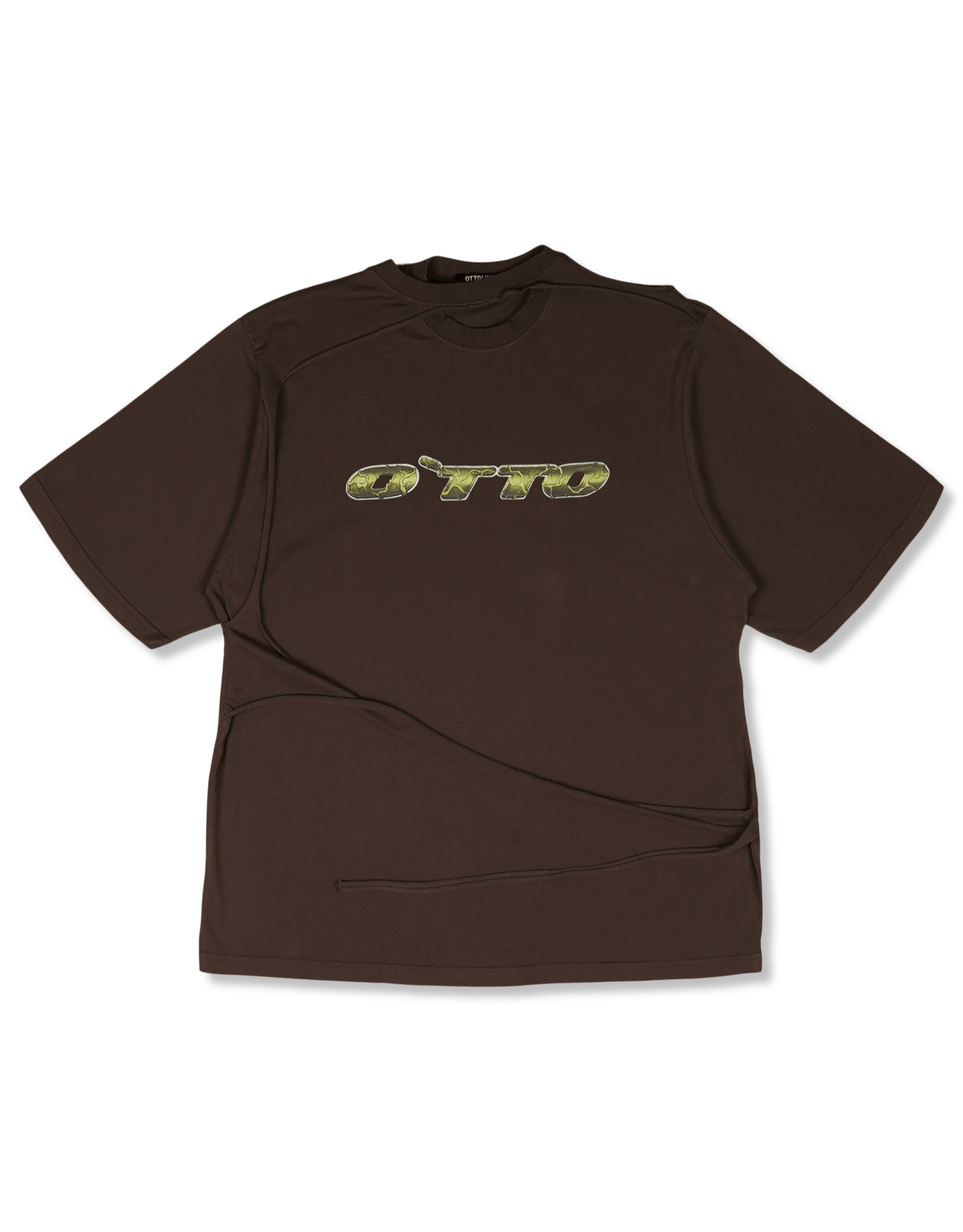 Oversized T-Shirt With Flap