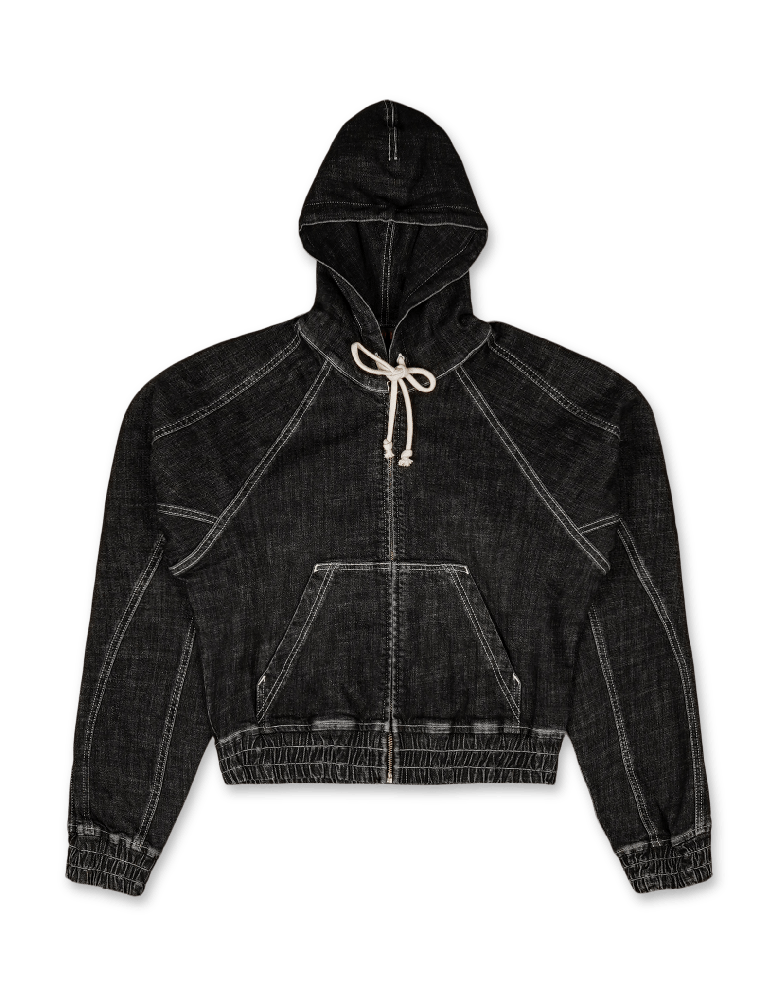 Multiline Denim Jacket