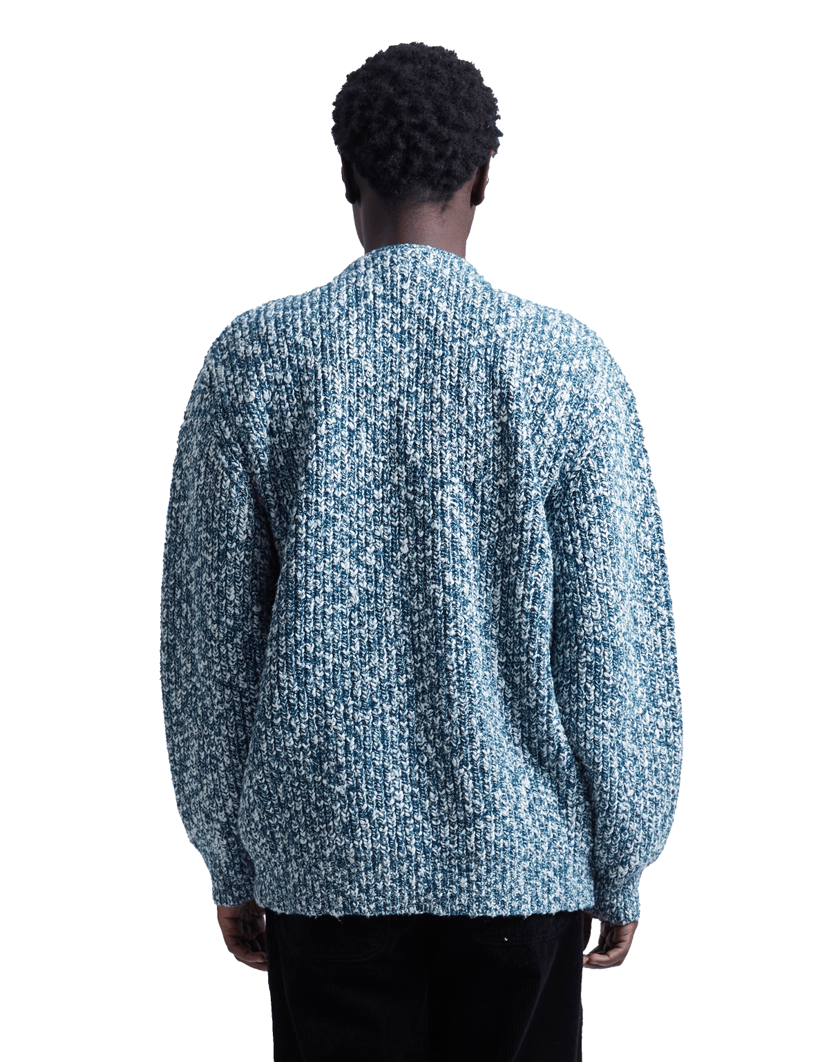 Pilgrim Surf Supply Bing Slub Cardigan Blue Knitwear Mens – Rezet