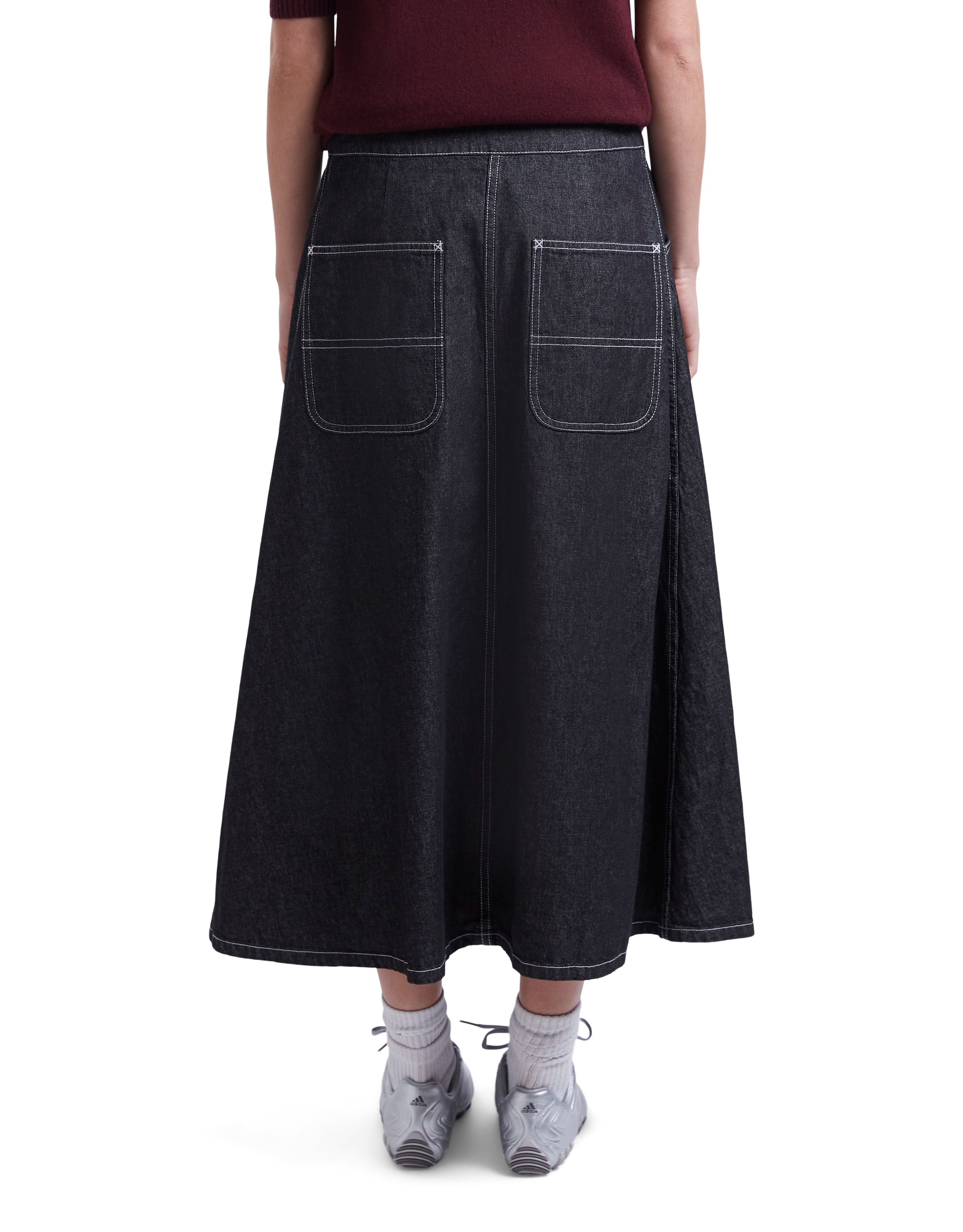 Wraped Pleated Skirt