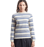 Embroidery Stripe Longsleeve T-shirt