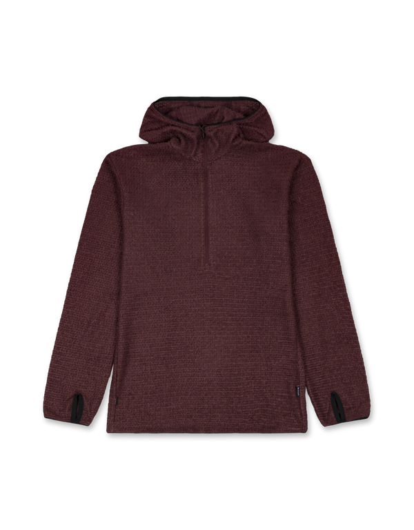 Snow Peak Alpha Direct 90 Hoodie Burgundy hoodies