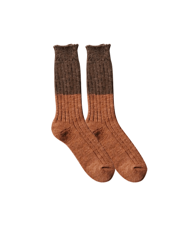 Wool Cotton Slab Socks