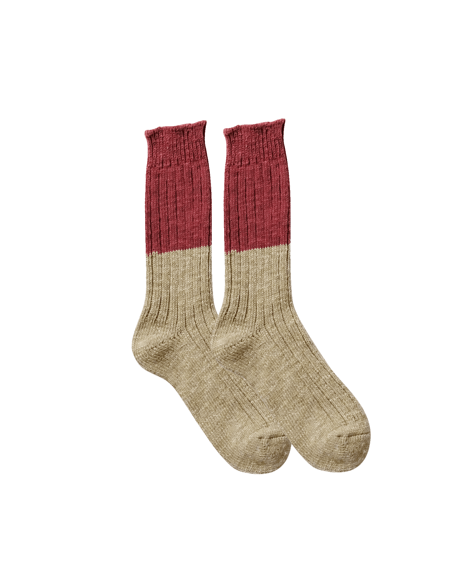 Wool Cotton Slab Socks