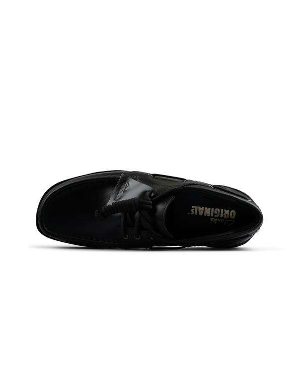 Clarks Originals Yukoner Boat 1216 Black Leather shoes