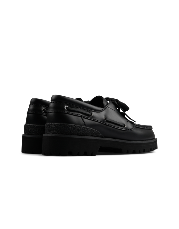 Clarks Originals Yukoner Boat 1216 Black Leather shoes