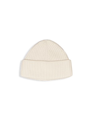 Cashmere Ribbed Beanie