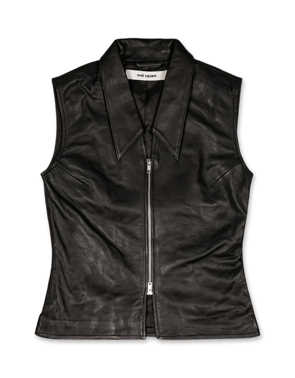 Deep Leather Vest