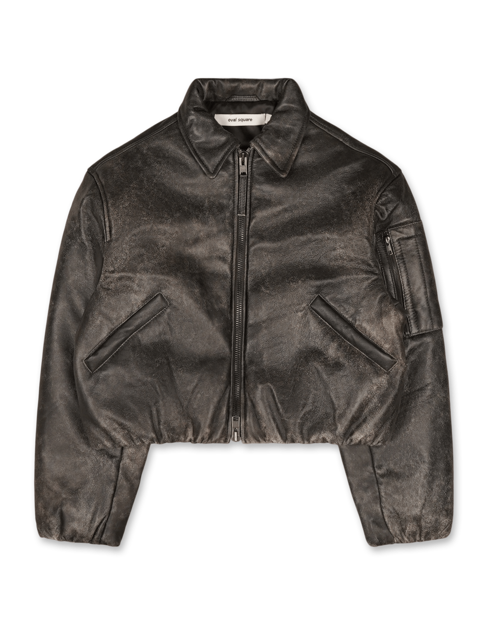 Bold Leather Bomber