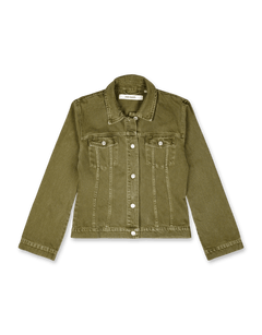 oval square Edie Denim Jacket | Rezet Store