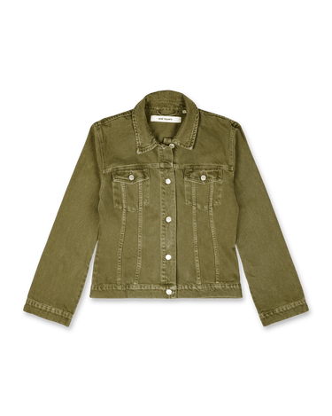 oval square Edie Denim Jacket | Rezet Store