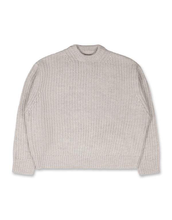 Chunky Rib Knit Crewneck