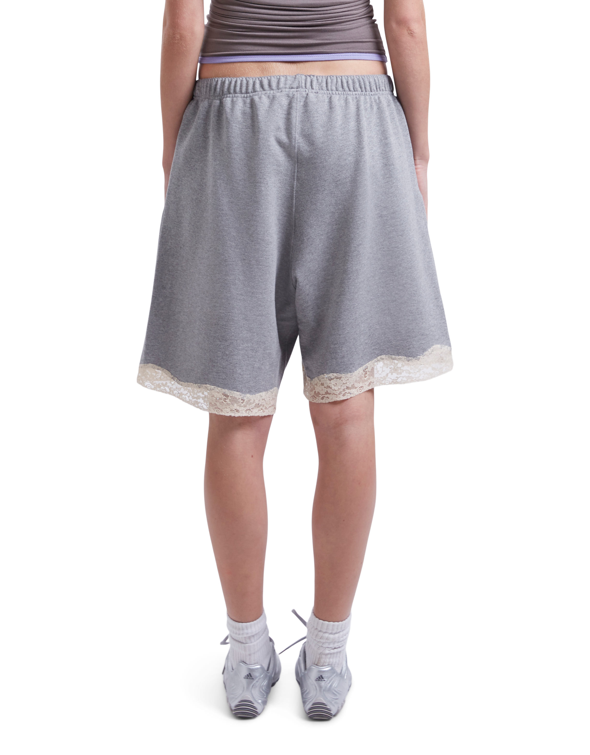 Lace Bermuda Sweatshorts