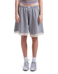 Lace Bermuda Sweatshorts