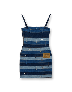 Patchwork Denim Dress
