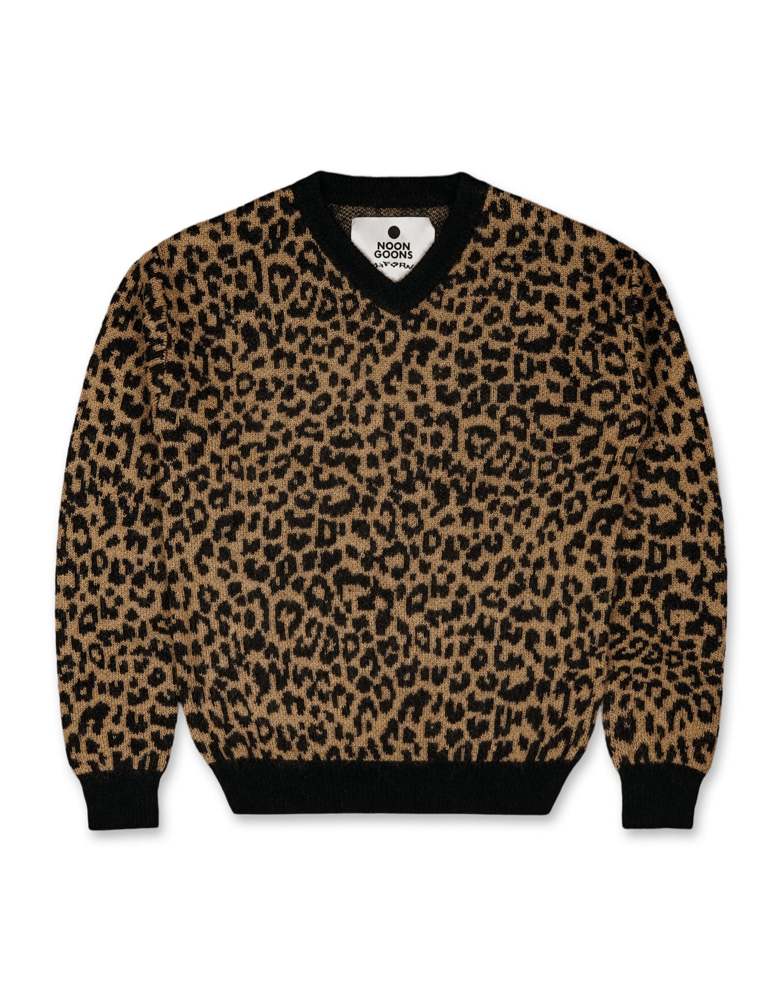 Leopard V Neck Sweater