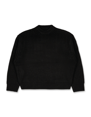 Chunky Rib Knit Crewneck