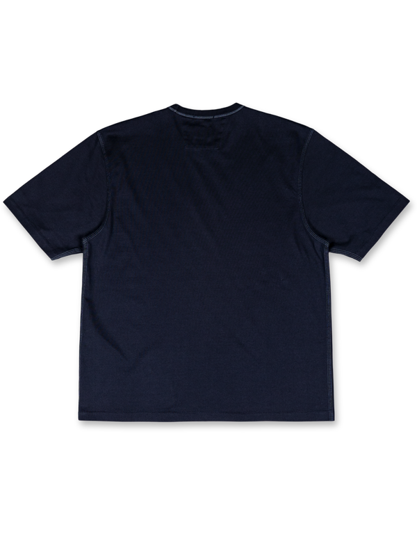 Mercerized Jersey 30/2 Twisted Short Sleeve Logo T-Shirt