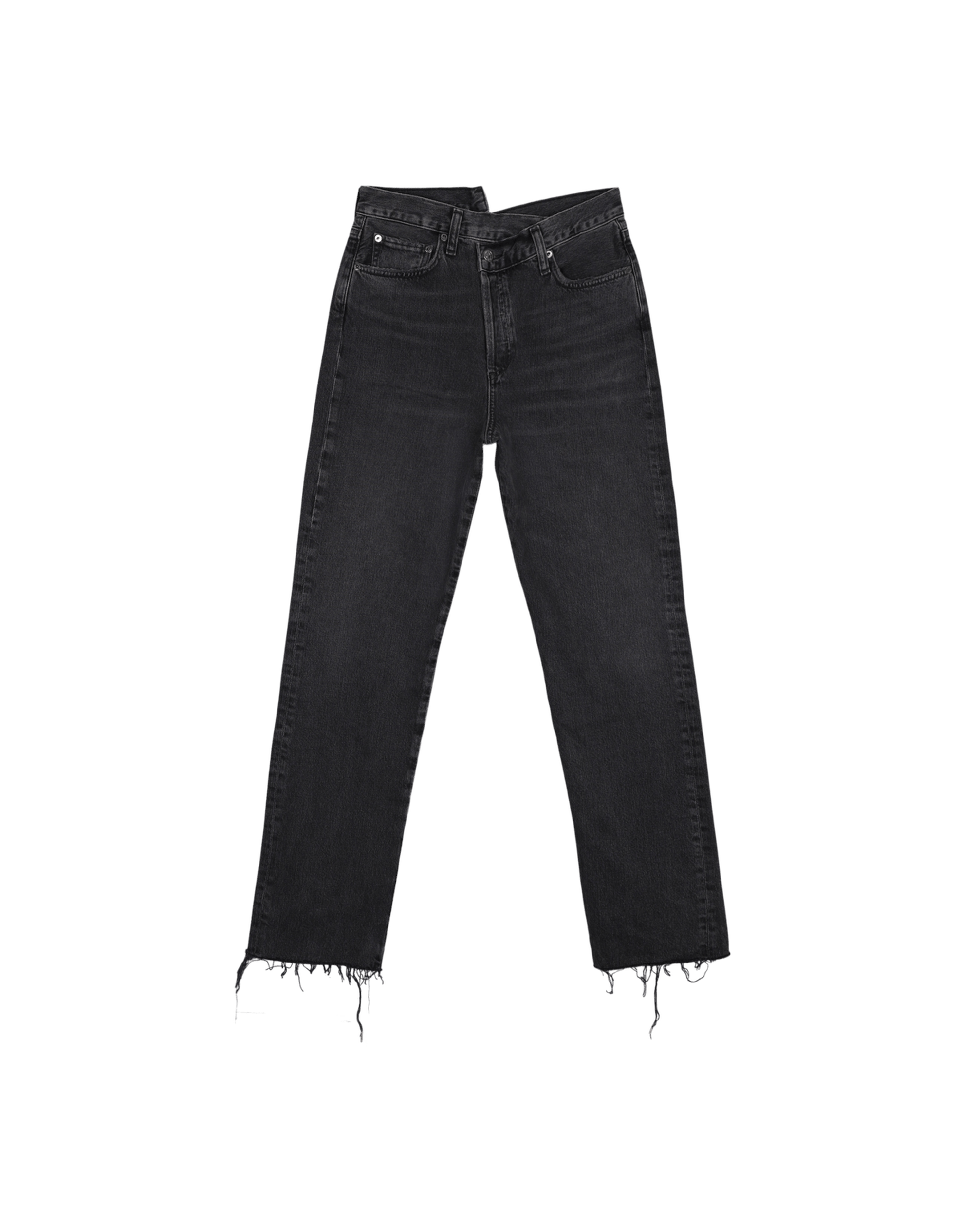 Criss Cross Straight Jeans