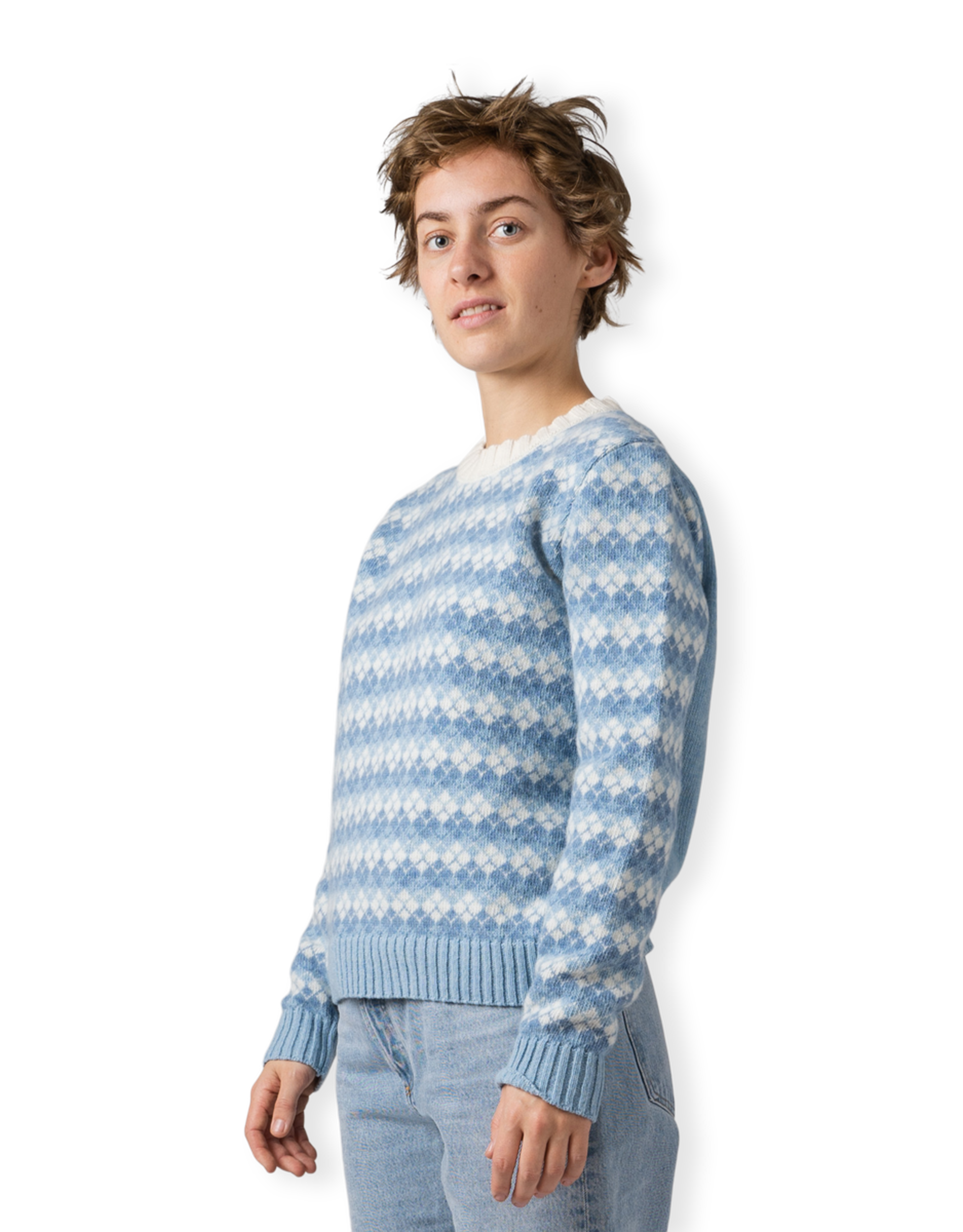 Soligna Argyle Sweater