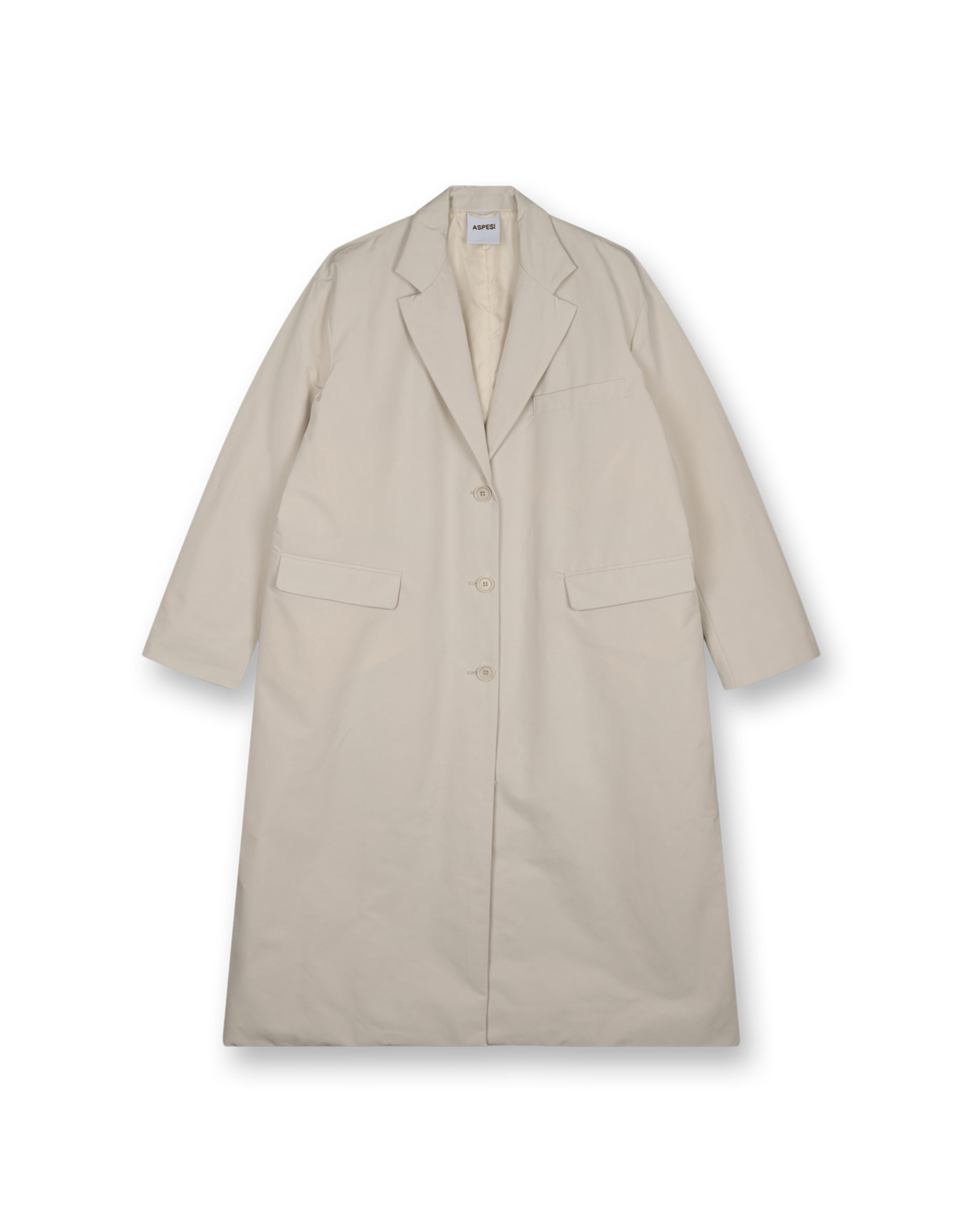 Brown Compact Canvas Dust Coat