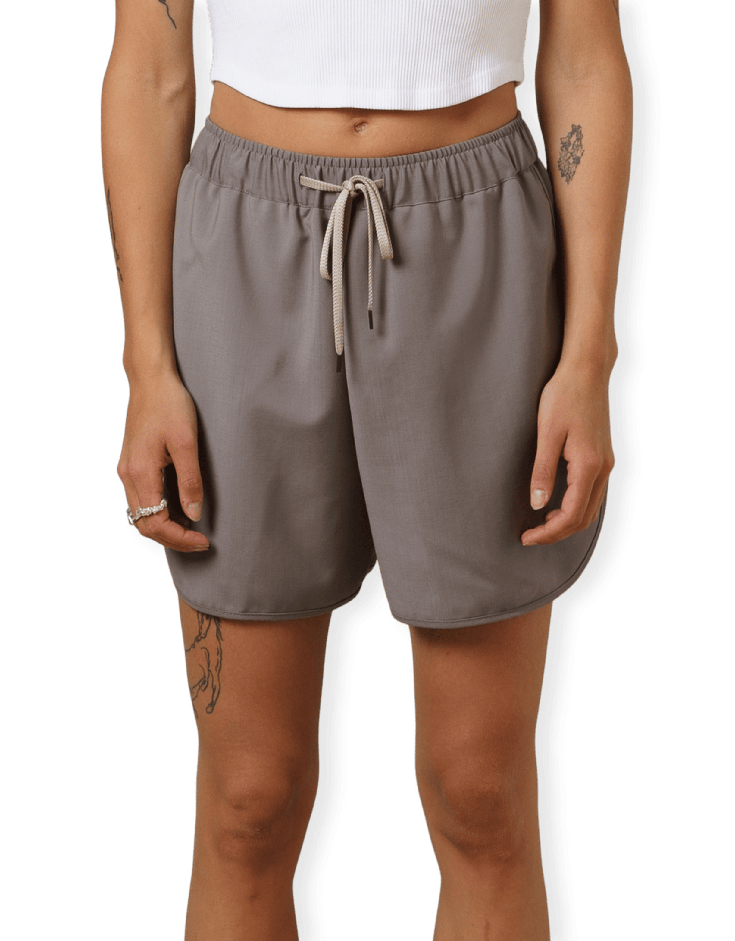 Elastic Waist Shorts