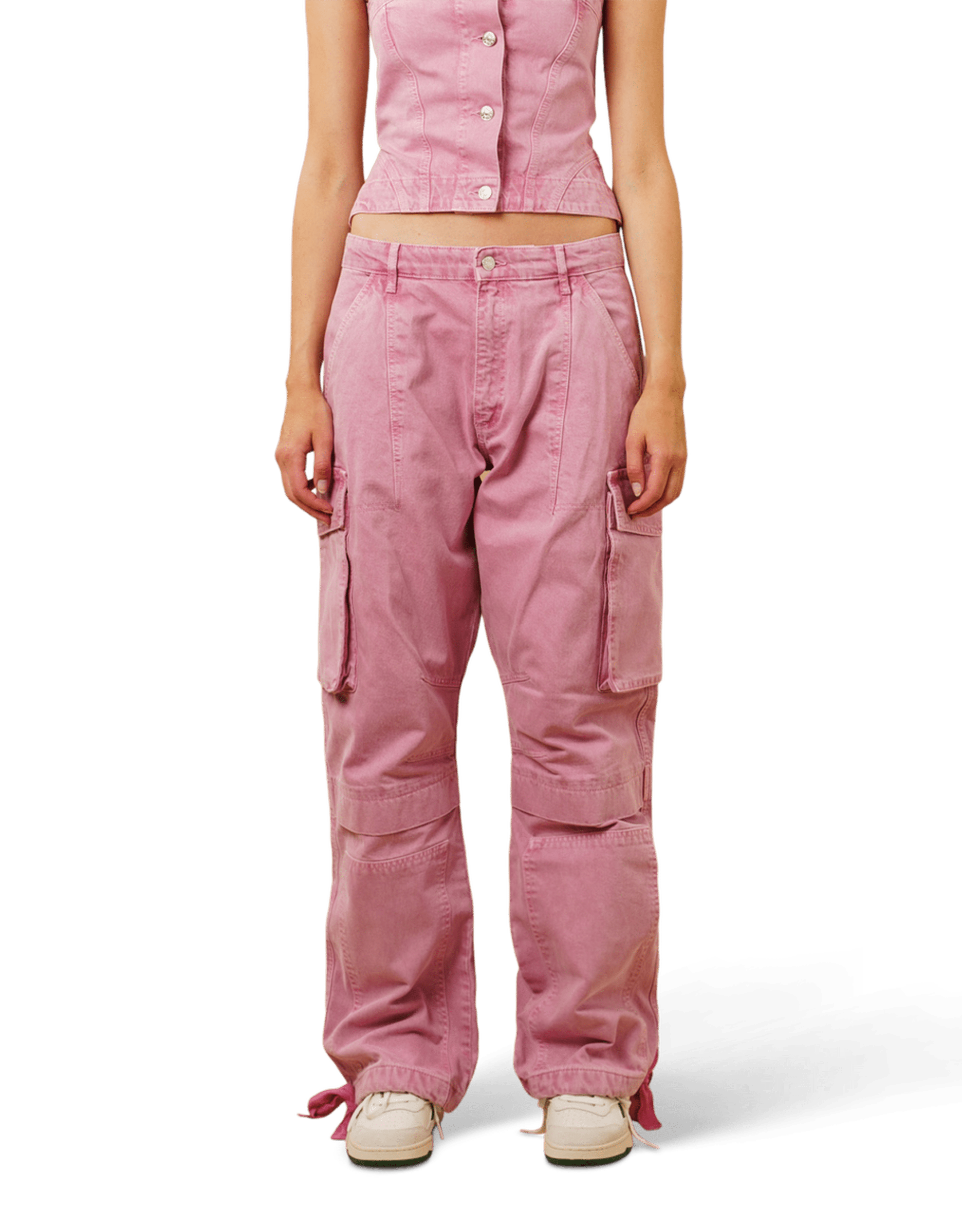 Garment-Dyed Bull Cargo Trousers