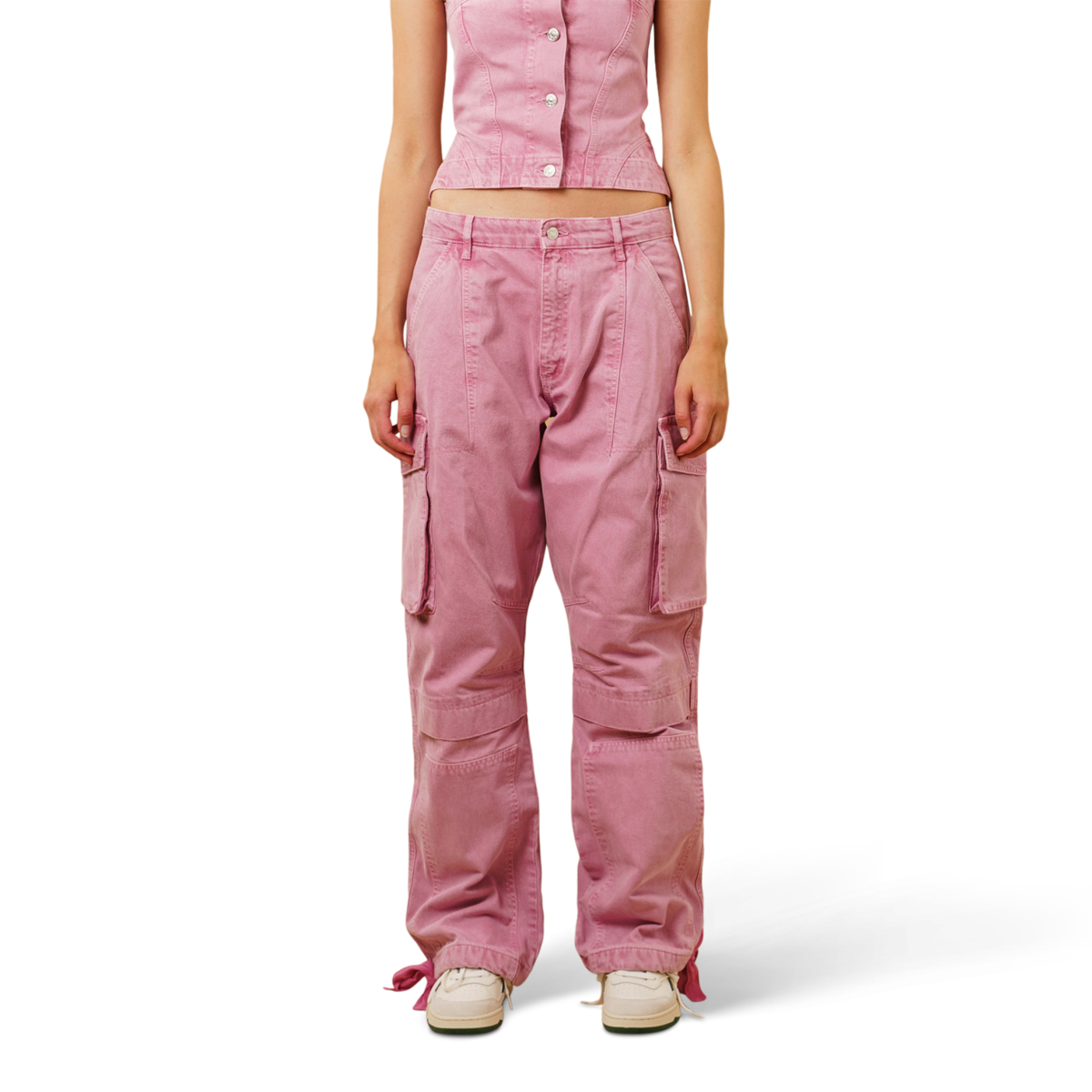 Garment-Dyed Bull Cargo Trousers