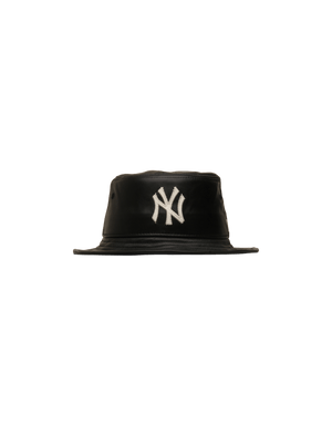 NY Yankees Leather Bucket Hat