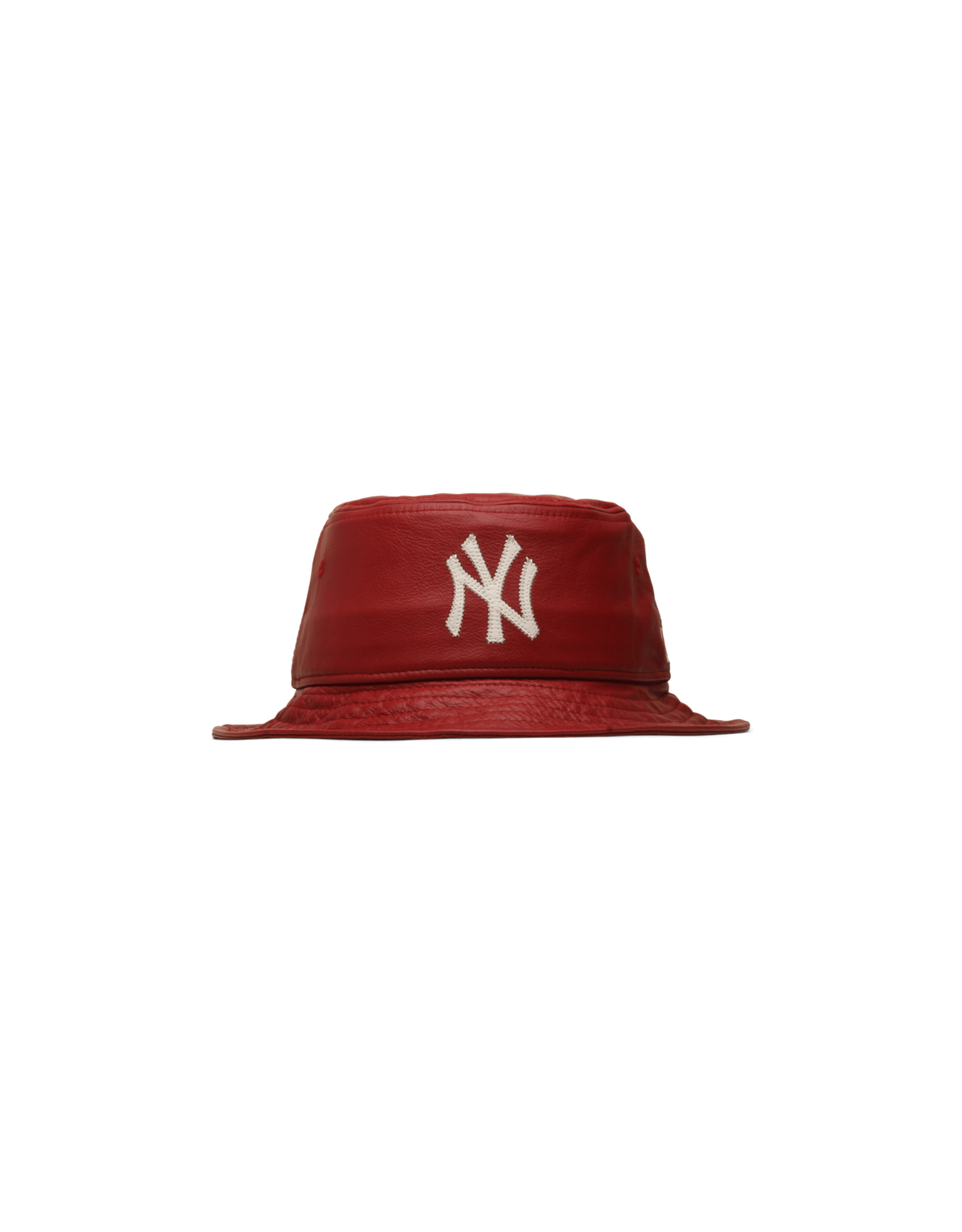 NY Yankees Leather Bucket Hat