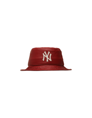 New York Yankees Leather Bucket Hat