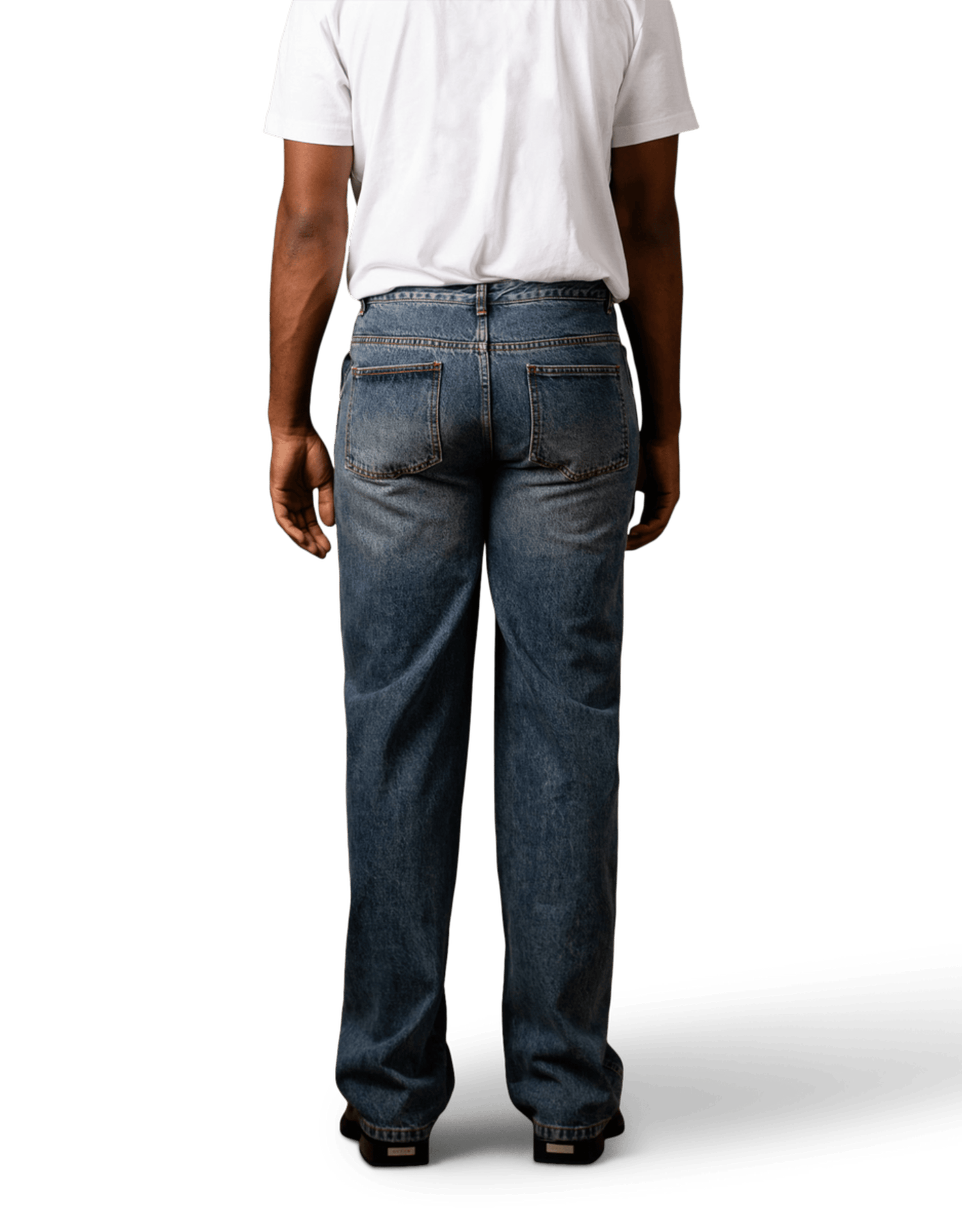 Woven Wave Wide Leg Jeans