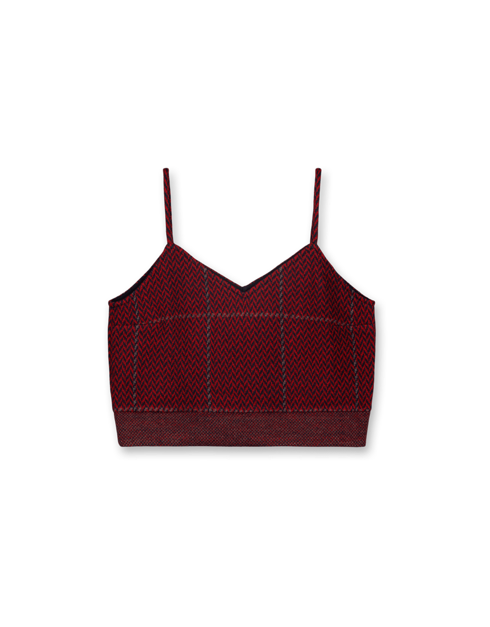 Retro Wool Jaquard Sleeveless Top