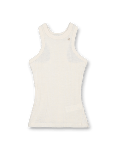 Wool Blend Ribbed Sleeveless Top