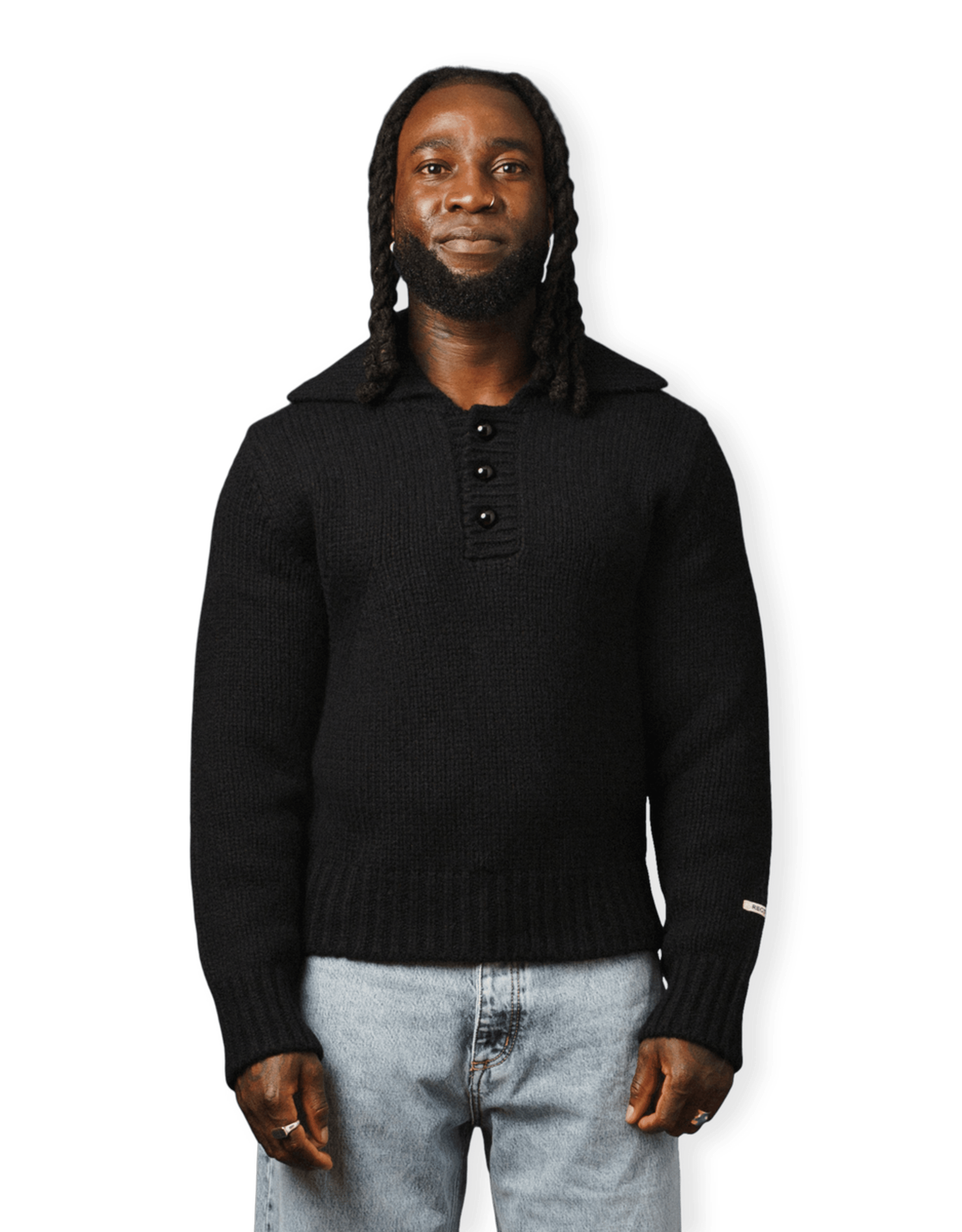 Vintage Button Up Knit Sweater