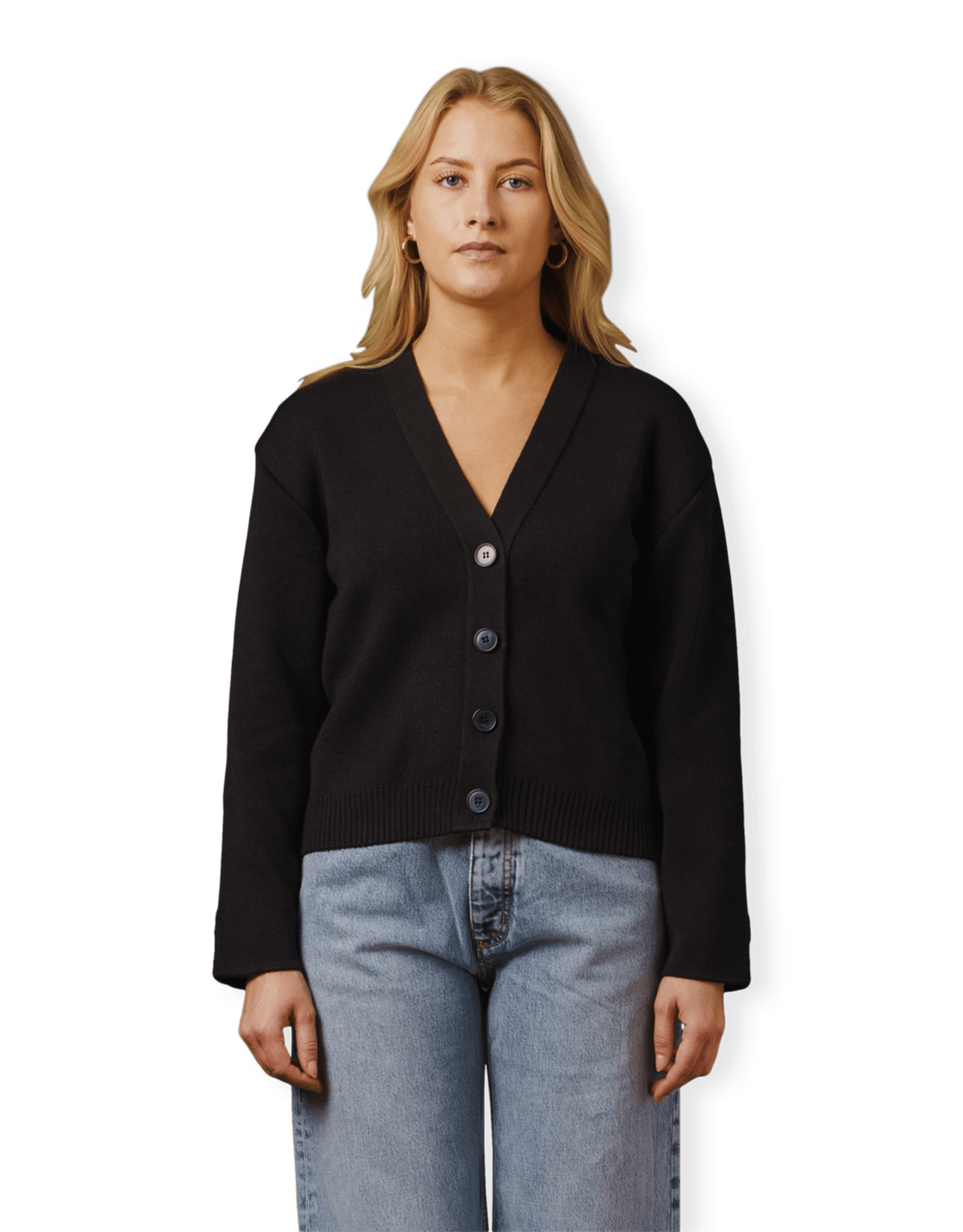 Gigi Ribbed Knit Cardigan