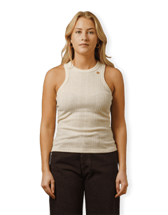 Wool Blend Ribbed Sleeveless Top