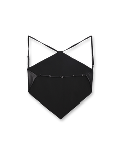 Mina Imitation Leather Top