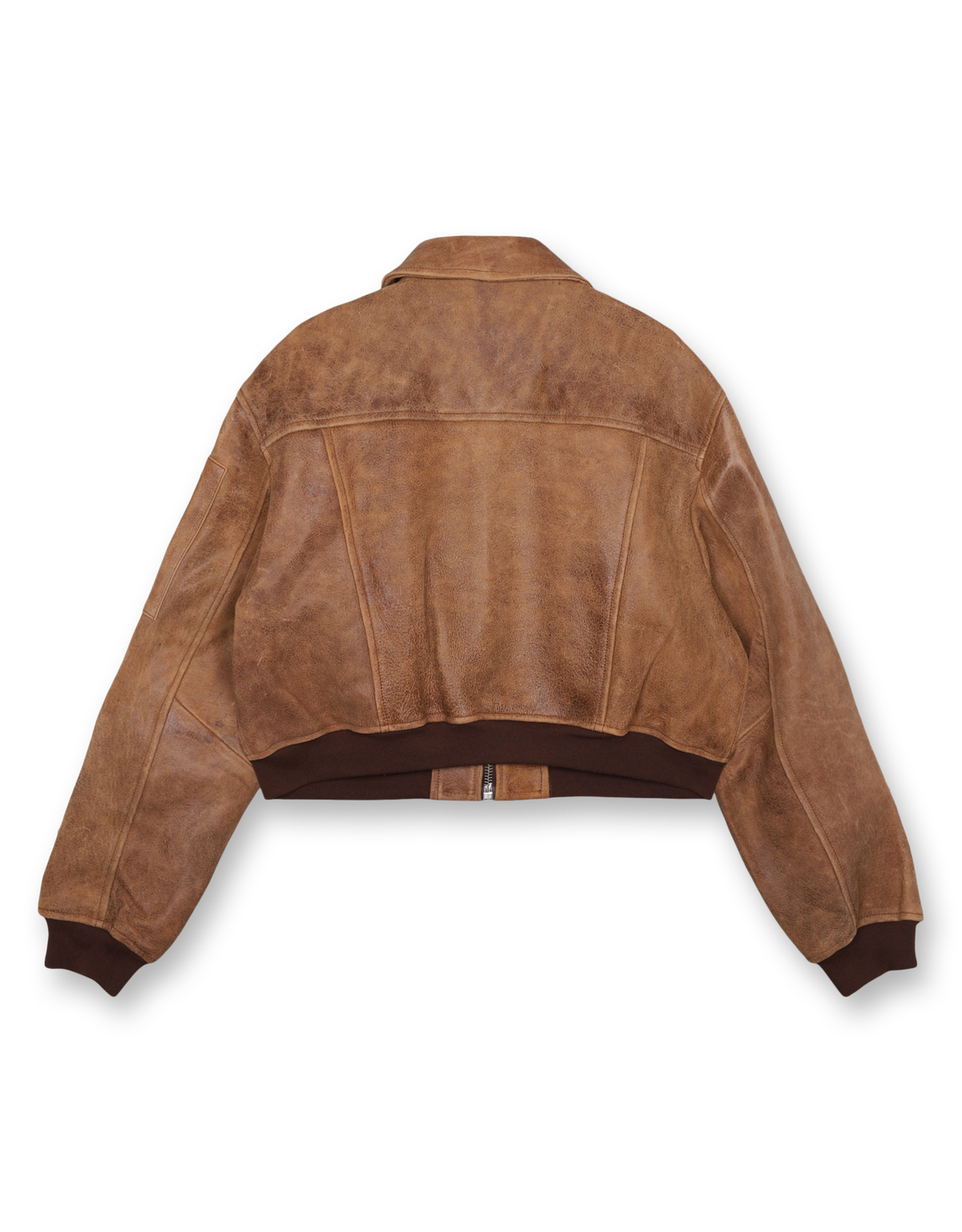 Rocky Leather Bomber Jacket