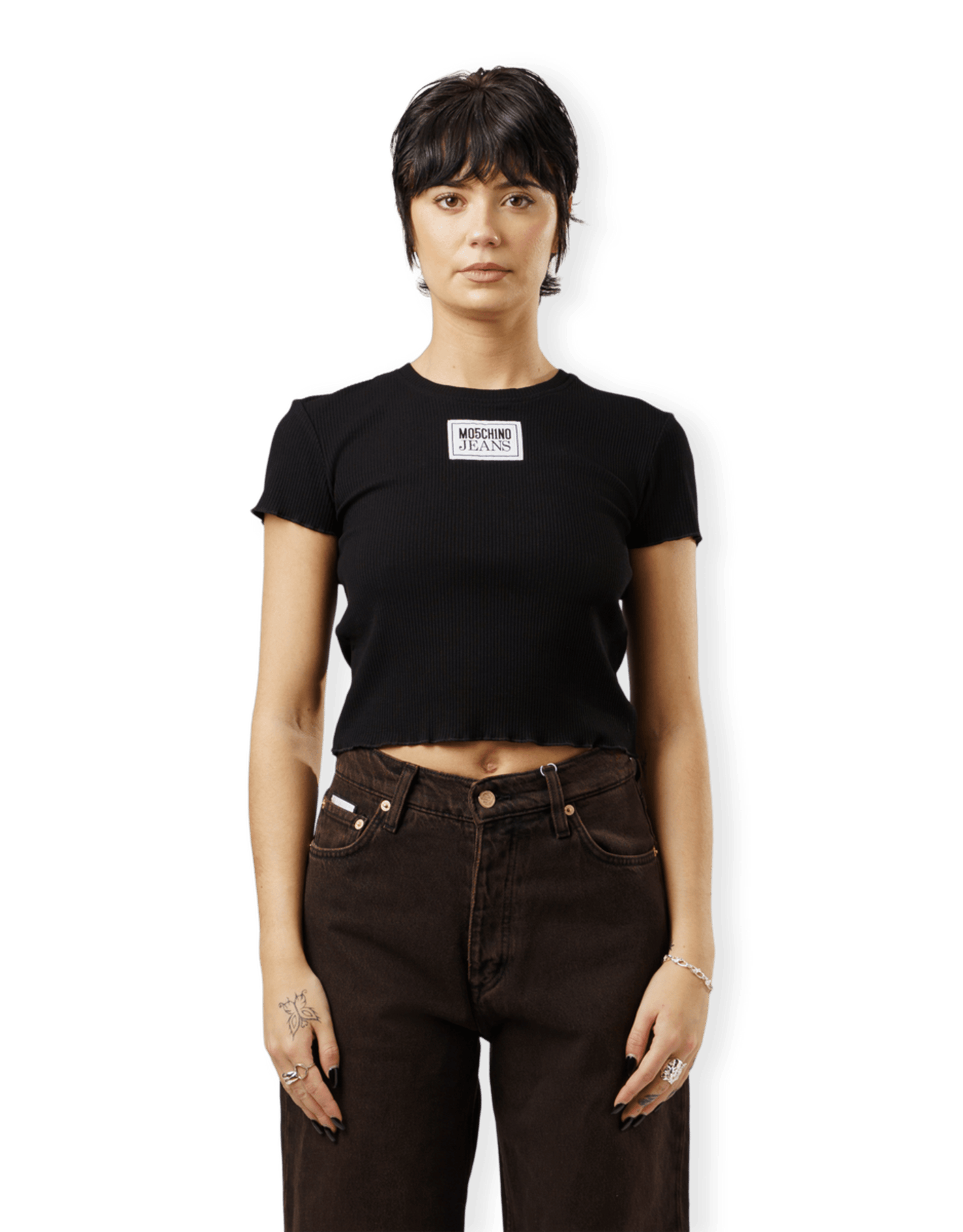 Logo Patch Cotton T-shirt